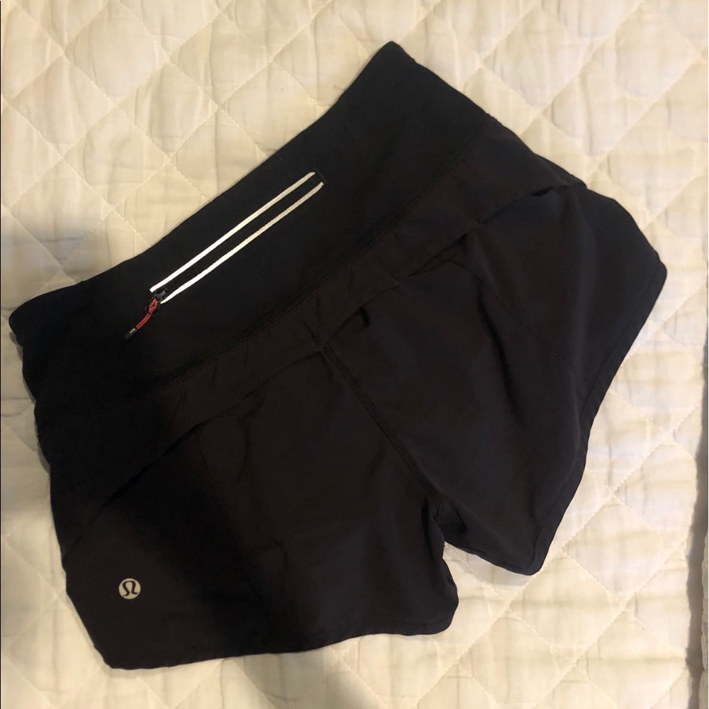 Classic Black Lululemon Shorts